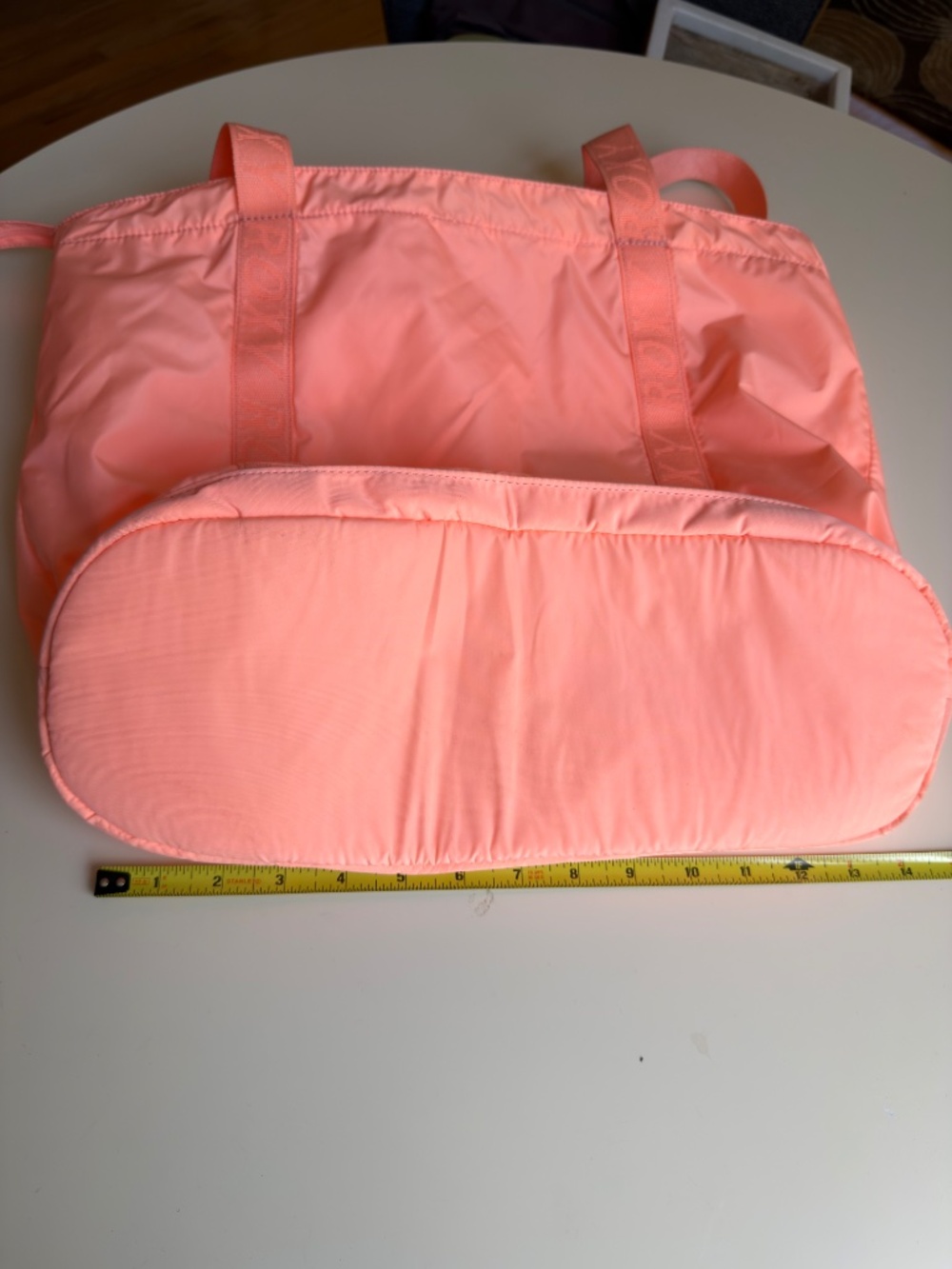 Roxy Lightweight Peach Tote - Picture 9 of 13